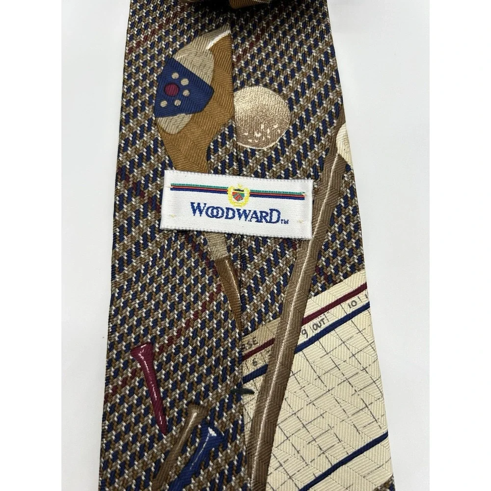 Woodward Golf Neck Tie‎  60in x 4in